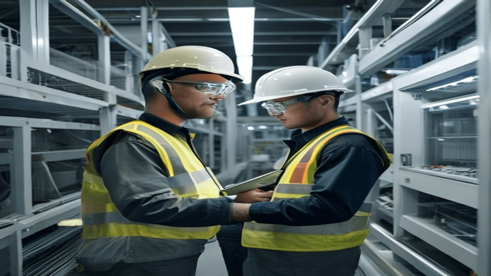 Refrigerator production line — 26-station ground rail foaming line with operators