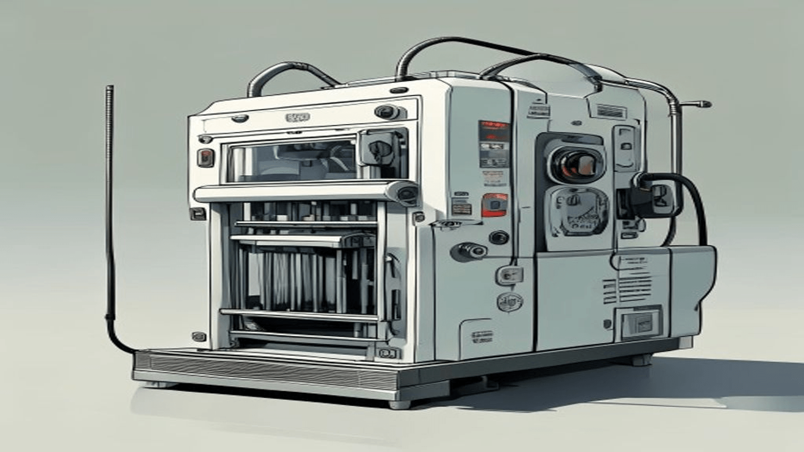Low-pressure PU foaming machine — compact 80L day tank with mechanical impeller mixing head