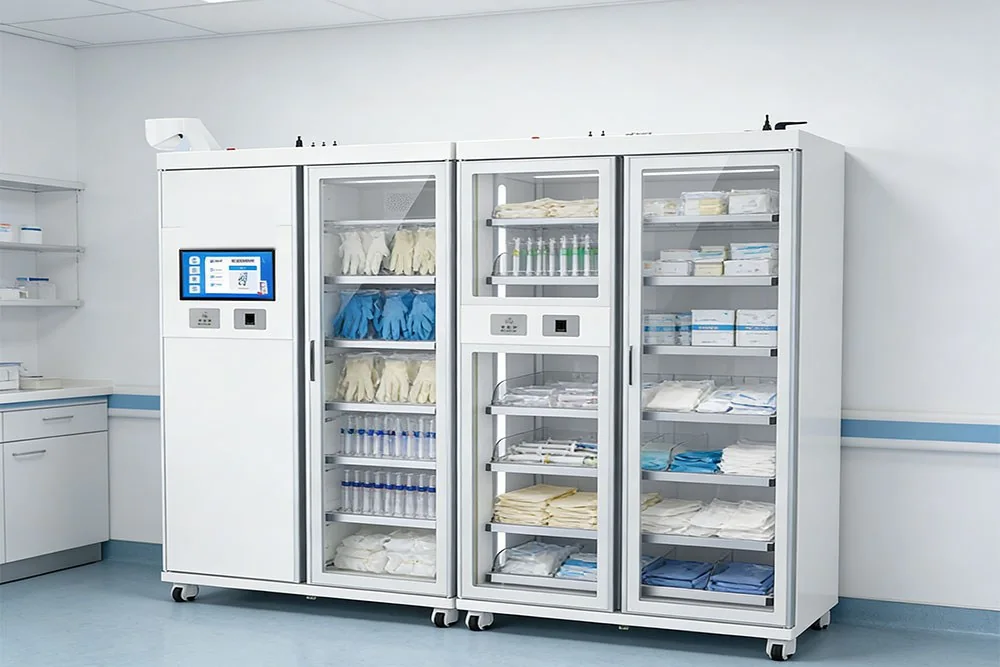 Medical refrigerator production line — uniform, validatable, holdover-capable cabinets for vaccine, blood-bank and ultra-low pharmaceutical cold chain