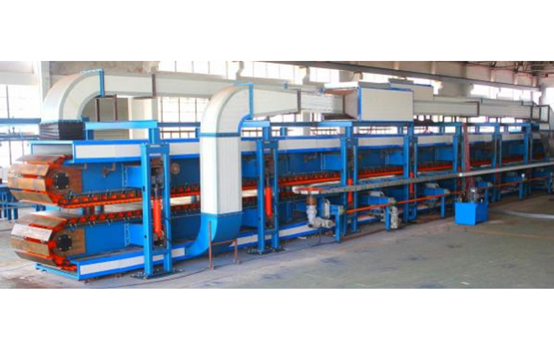 double belt temperature control system