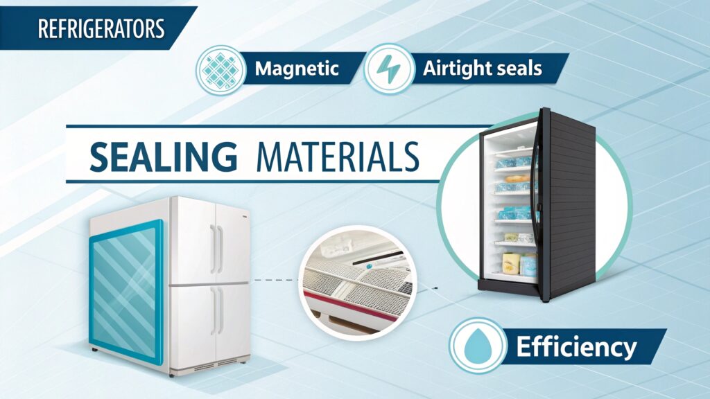 Sealing materials: The key details that determine the energy consumption of refrigerators