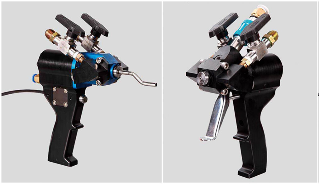 polyurethane foam spray gun