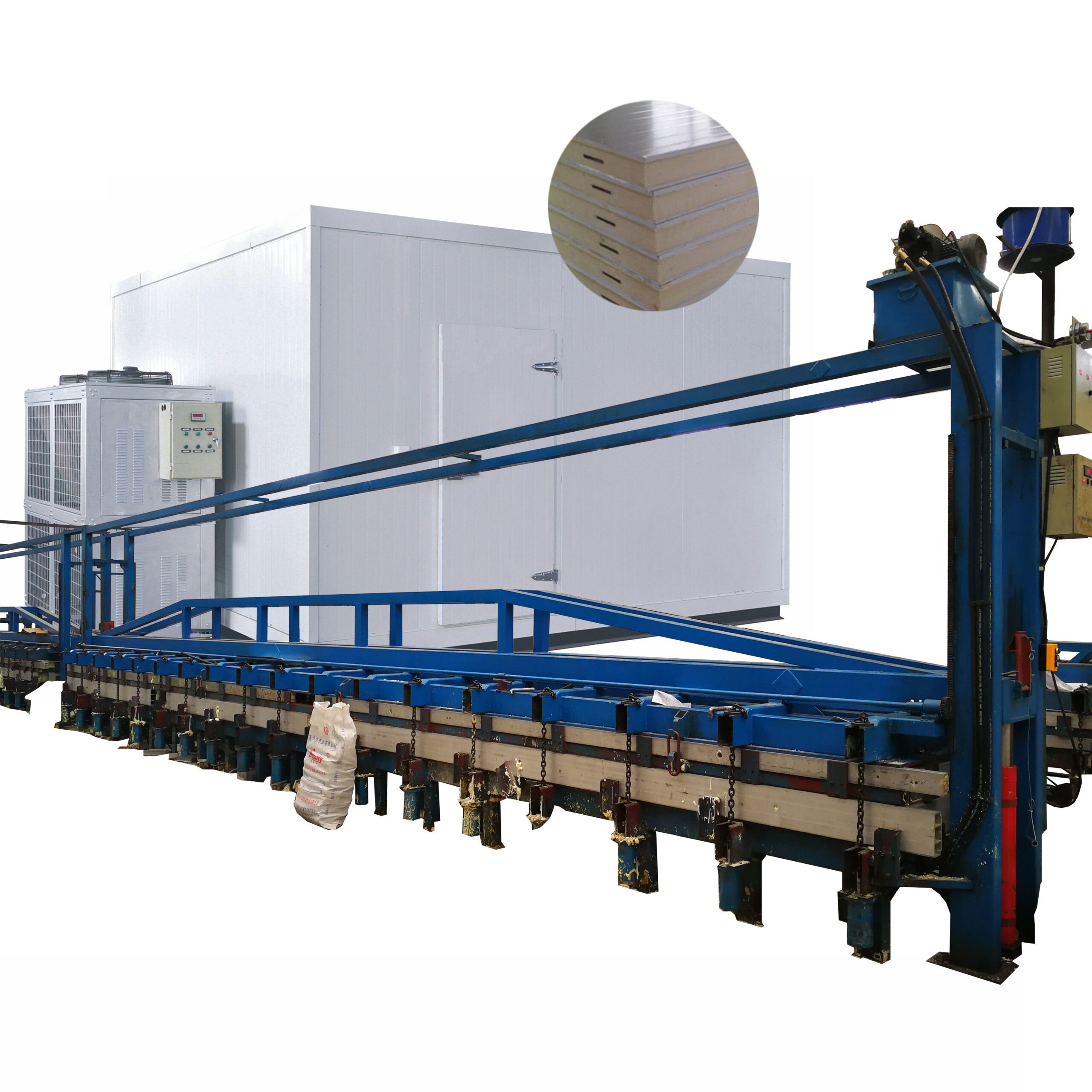 pu coldroom panel production line